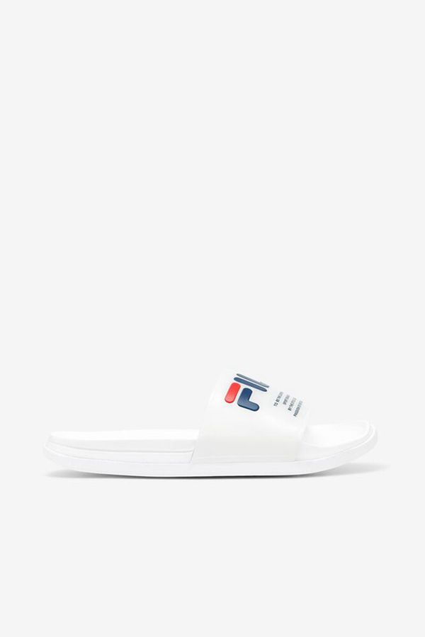 Fila Drifter Luxe Clear Women's Sandals - White/Navy/Red,NZ 461-71504